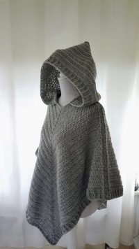 Crochet poncho