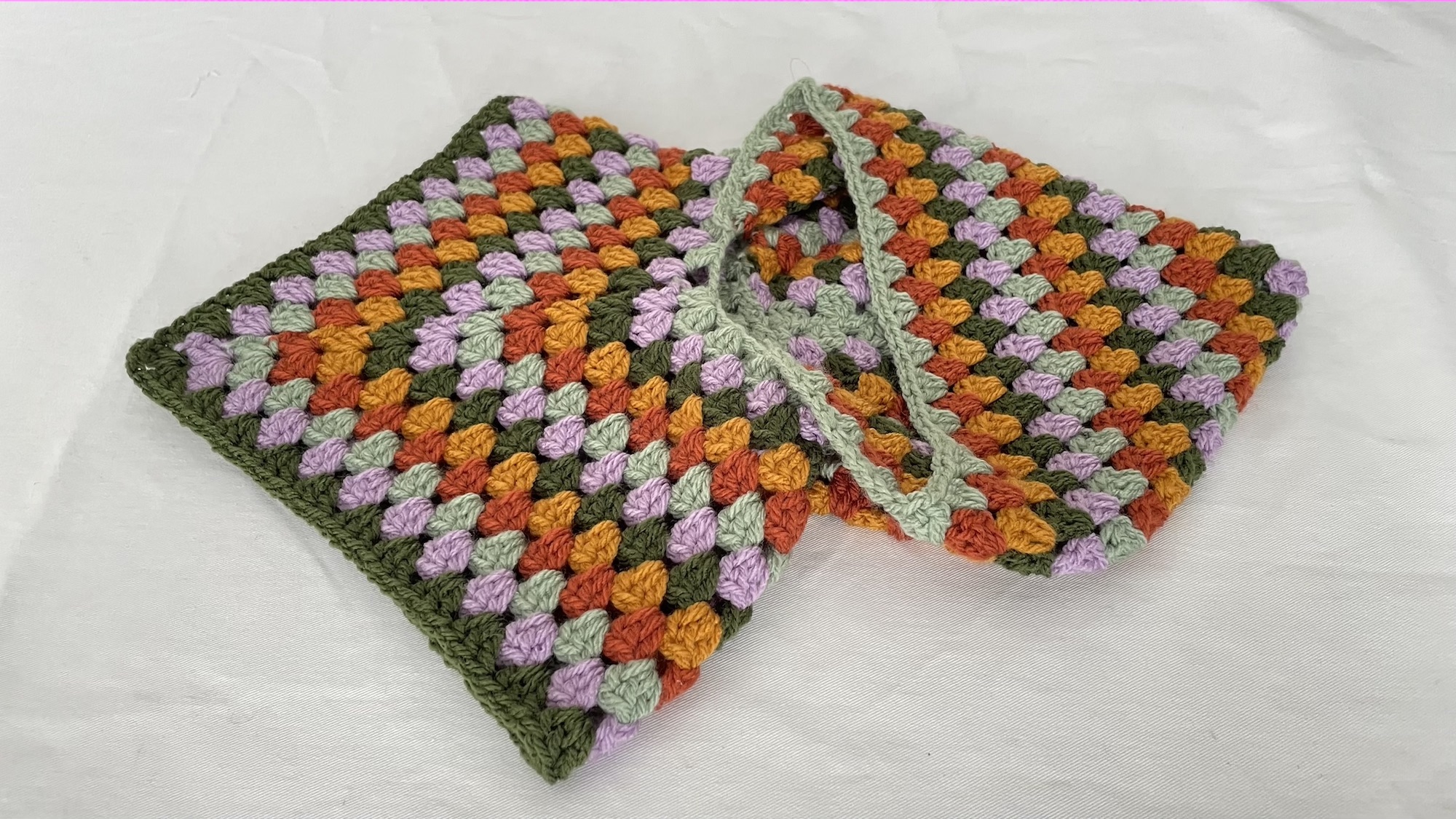Crochet baby poncho