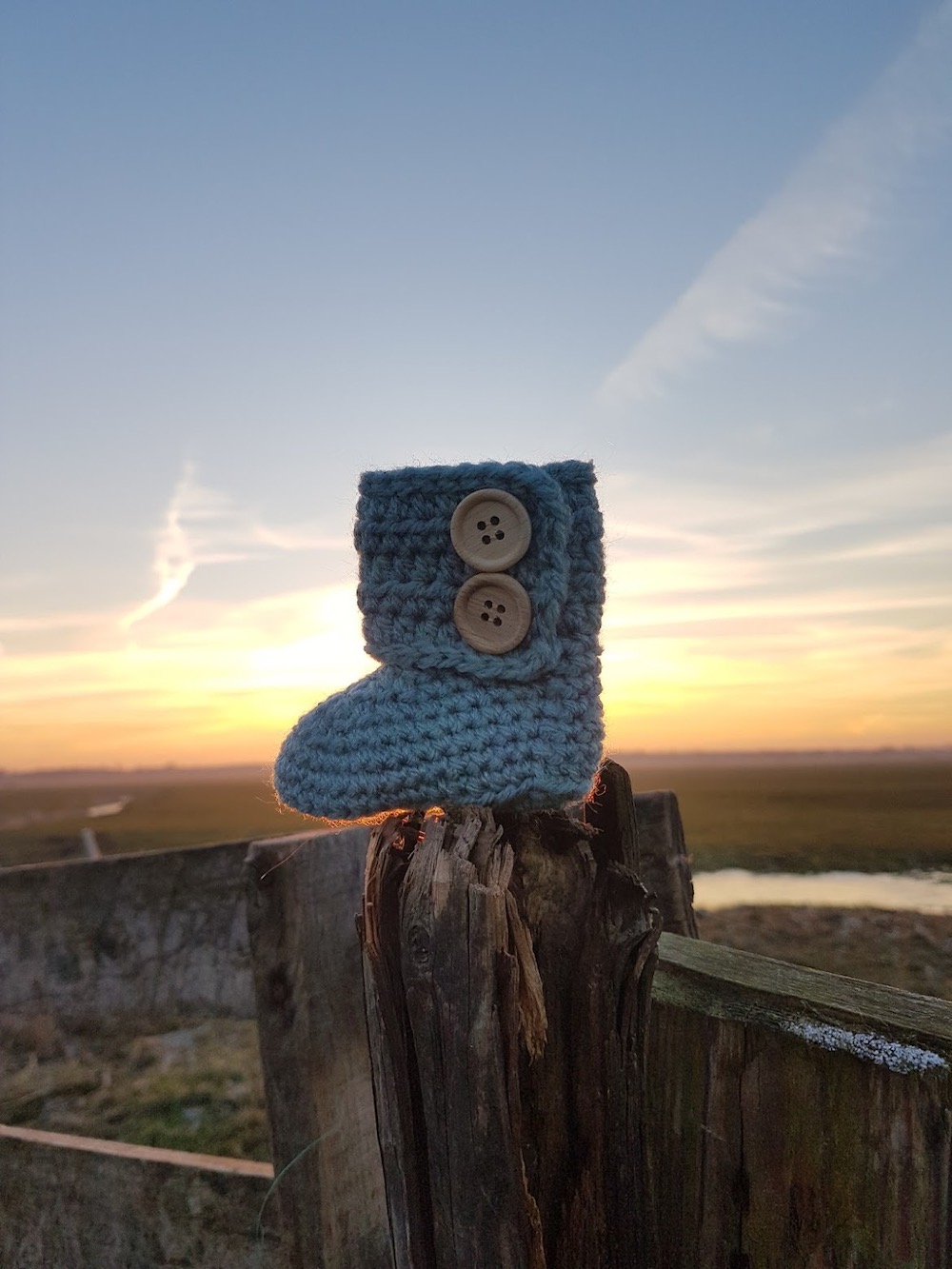 Baby uggs haken Frisian knitting