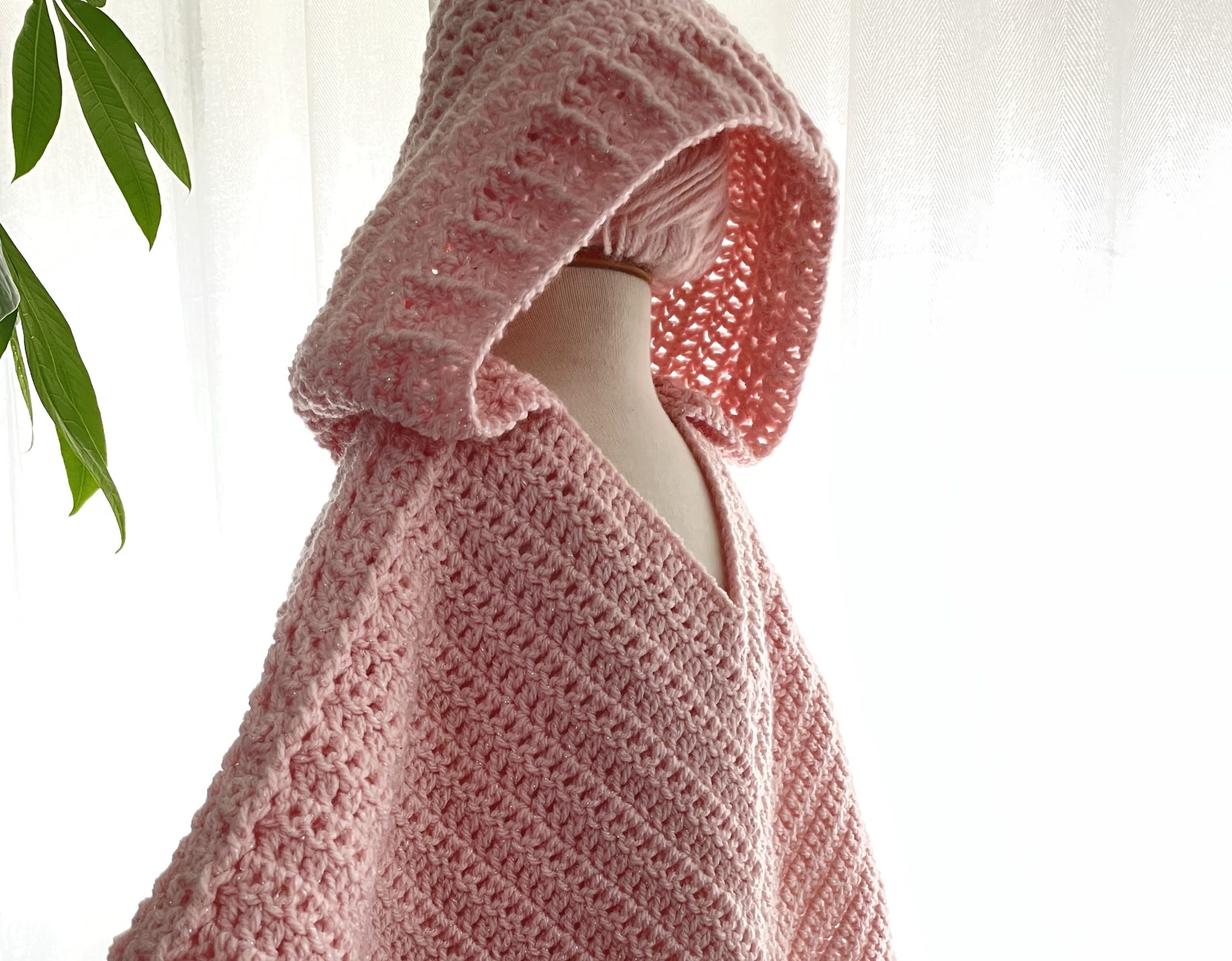 Pattern-hooded-poncho